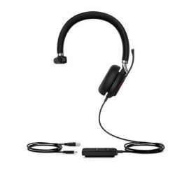 Yealink UH38 Mono USB and Bluetooth Headset, USB-C, UC Call Controller, Dual Noise-Canceling Mics, Busy Light, Microsoft Team