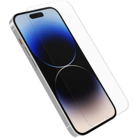OtterBox Amplify Glass Apple iPhone 14 Pro Screen Protector Clear -(77-88850),Antimicrobial,5X Anti-Scratch,Survive 6ft Drops