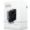 DeepCool AG400 CPU Cooler 4 Heat Pipes, 120mm PWM Fan, Intel LGA1851/1700/1200/115X AMD AM5/AM4