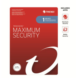 Trend Micro Maximum Security (1 Device) 2 Year Retail Mini Box Auto Renew