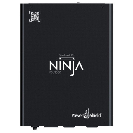 PowerShield Ninja Slimline 600VA UPS, LiFePO4, 2x IEC Outputs, Lithium-iron Phosphate, DIN Rail Mount, Silent Operation, 5 Yr