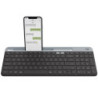Logitech K580 Unifying Slim Easy Switch Multi-Device Wireless Keyboard - 18 months Battery Life,  Mac/iOS/Andriod/Windows, Bl