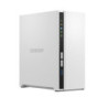 QNAP TS-233 2 Bay NAS ARM 4-core Cortex-A55 2.0GHz processor 2GB Hot-swappable 1xGbE WOL 2xUSB2.0 1xUSB3.2 FAN 2 year warrant