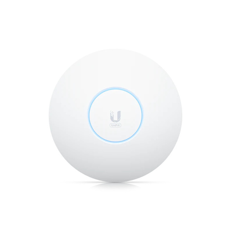 Ubiquiti UniFi U6-Enterprise WiFi 6E 4x4 MIMO PoE  Access Point,140m Coverage,600  Device&2.5GbE Uplink, Ceiling Mount,For Hi