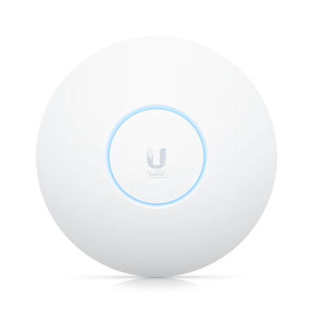 Ubiquiti UniFi U6-Enterprise WiFi 6E 4x4 MIMO PoE  Access Point,140m Coverage,600  Device&2.5GbE Uplink, Ceiling Mount,For Hi