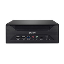 Shuttle XH610 XPC Intel 14th/13th/12th Gen LGA1700 socket, 3L, H610, 2x LAN, 2x COM, HDMI, DP, VGA,  3x 2.5' HDD/SSD, 120W