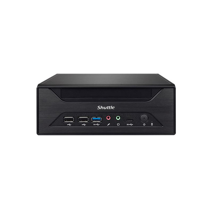 Shuttle XH610 XPC Intel 14th/13th/12th Gen LGA1700 socket, 3L, H610, 2x LAN, 2x COM, HDMI, DP, VGA,  3x 2.5' HDD/SSD, 120W