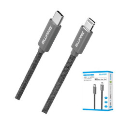 8ware 1.5m Super Ultra USB-C to Lightning Cable Super Fast charging Strength Aluminium flexible nylon Apple iPone iPad iPod M