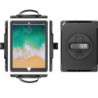 USP Rugged Apple iPad (10.2') (9th/8th/7th Gen) Case Black - Built-in-Kickstand, Hand & Shoulder Strap, DropProof, 3 Years Wa