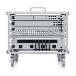 Ubiquiti Toolless Mini Rack,Compact,Stackable 6U Open-frame Rack For UniFi Rack-mount Device,Toolless Assembly&Device Mountin