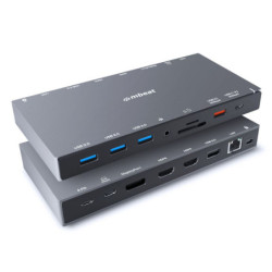 mbeat® 15-in-1 Triple Display USB-C Docking Station 2x HDMI 1x DP 1x 100W PD 3.0 1x USB-C 3.1 Gen2 3x USB 3.0 1x USB 3.1 Gen