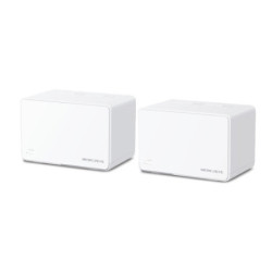 Mercusys Halo H80X(2-pack) AX3000 Whole Home Mesh Wi-Fi 6 System, 3000 Mbps Dual Band Wi-Fi, Up to 460 Square Meters, 574/240