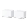 Mercusys Halo H80X(2-pack) AX3000 Whole Home Mesh Wi-Fi 6 System, 3000 Mbps Dual Band Wi-Fi, Up to 460 Square Meters, 574/240