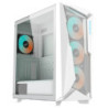 (LS) Gigabyte C301 RGB Tempered Glass E-ATX White Mid Tower Gaming Chassis  2x3.5' 2x2.5' 2xUSB3.0 Detachable Dust Filter Liq