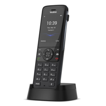 Yealink W78H Wireless DECT Handset, Scalable Solution, Optimised Wireless Communication,Business Use, Long Battery Life, 2.4'