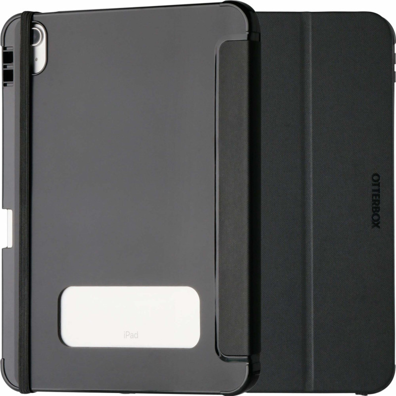 OtterBox React Folio Apple iPad (11') (A16) (11th Gen) / iPad (10.9') (10th Gen) Case Black - (77-92188),DROP  Military Stand