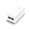 TP-Link POE2412G Omada 24V Passive PoE Injector Adapter, 1× Gigabit PoE Port, 1× Gigabit Non-PoE Port, Data and Power Carri