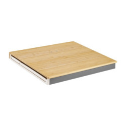 Brateck 2-in-1 Desktop Storage Box,  402x346x36mm, Weight Capacity:  5kg, Removeable Tray: organizes and stores small items (