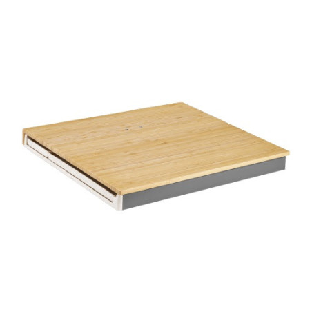 Brateck 2-in-1 Desktop Storage Box,  402x346x36mm, Weight Capacity:  5kg, Removeable Tray: organizes and stores small items (