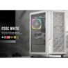 Antec P20C White, ATX, E-ATX, ATX, USB-C, Cable management , 4x HDD or SSD , 375mm GPU, 170mm CPU  3x PWM white 12 CM Fan, Te