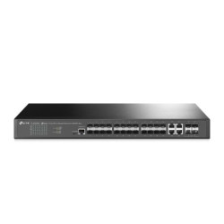 TP-Link SG3428XF Omada 24-Port SFP L2  Managed Switch with 4 10GE SFP  Slots, Integration with Omada SDN Controller