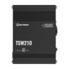 Teltonika TSW210 Industrial Ethernet Switch, 2x SFP Ports, 8x Gigabit Ethernet Ports with speeds of up to 1000 Mbps, DIN Rail