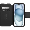 OtterBox Strada MagSafe Apple iPhone 15 Plus (6.7') Case Shadow (Black) - (77-93564), DROP  3X Military Standard,Leather Foli