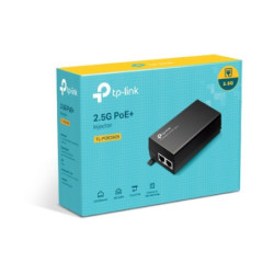 TP-Link TL-POE260S 2.5G PoE  Injector, 1× 2.5G PoE Port, 1× 2.5G Non-PoE Port, Data and Power Carried over The Same Cable U