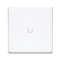 Ubiquiti UniFi Wi-Fi 6 Enterprise Sleek, Wall-mounted WiFi 6E Access Point, Integrated Four-port Switch, For High-density Off