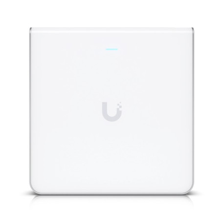 Ubiquiti UniFi Wi-Fi 6 Enterprise Sleek, Wall-mounted WiFi 6E Access Point, Integrated Four-port Switch, For High-density Off