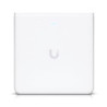 Ubiquiti UniFi Wi-Fi 6 Enterprise Sleek, Wall-mounted WiFi 6E Access Point, Integrated Four-port Switch, For High-density Off
