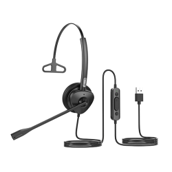 Fanvil HT301-U USB Mono Headset - OverThe Head Design, Suit For Small Office, Home Office (SOHO) Or Call Center Staff - USB C