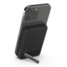 Belkin BoostCharge 5K mAh Magnetic Wireless Power Bank   USB-C Cable   Stand - Black (BPD004btBK), 7.5W, Compact & Light Desi