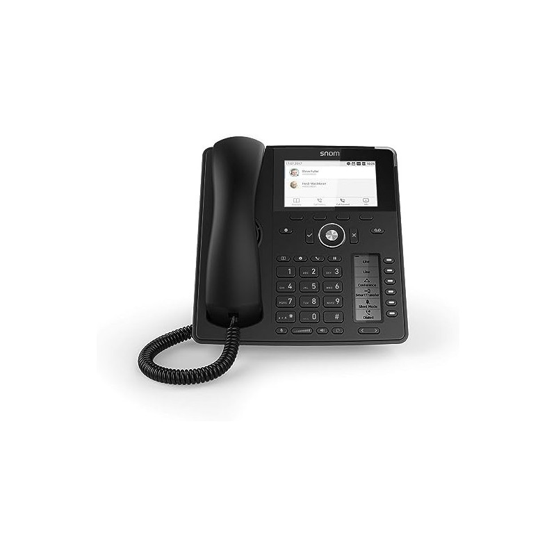 SNOM D785 IP Phone, SmartScreen, 12 SIP Identities, Bluetooth, USB, 48 Self-Labelling Keys, HD Audio Quality