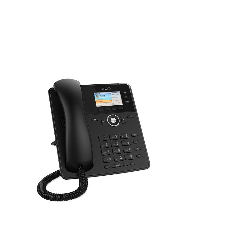 SNOM D717 4 Line Professional IP Phone, Gbit port & 1 USB port, 4 Context-sensitive Function Keys, Wideband Audio