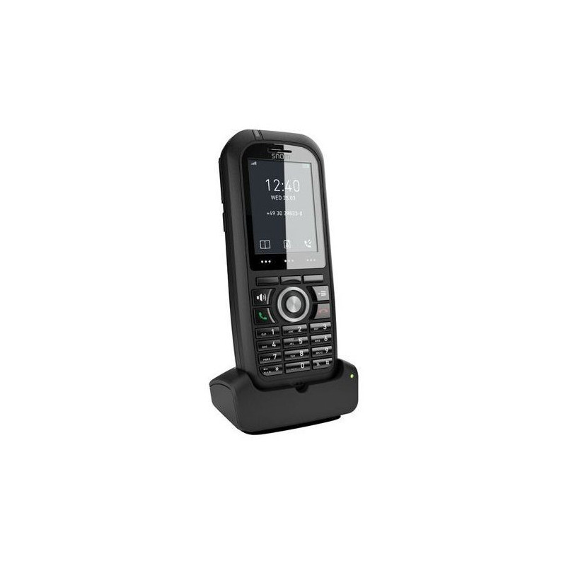 SNOM M80 IP DECT handset, Ruggedized, Bluetooth, HD Audio Quality, Backlit Keypad, Alarm Function, LED Color Display, ADD 439