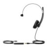 Yealink UH34 Special Edition Mono UC USB Headset, USB-C  3.5mm, Audio Clarity, Noise Cancelling Microphone, Leather Ear Cushi