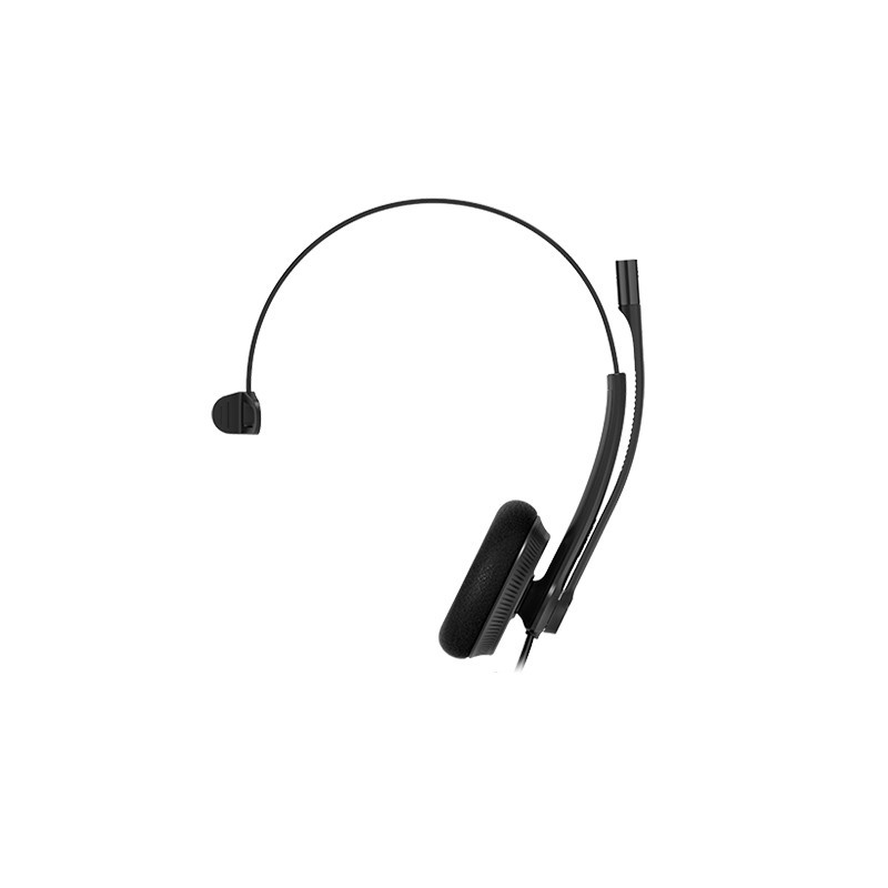 Yealink UH34 Lite Mono UC USB Headset, Lightweight, All Day Wearing Comfort, Ear Wideband Noise Cancelling Microphone, Foamy 