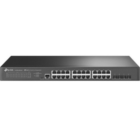 TP-Link SG3428X-M2 Omada 24-Port 2.5GBASE-T L2  Managed Switch with 4 10GE SFP  Slots, Integration with Omada SDN Controller,