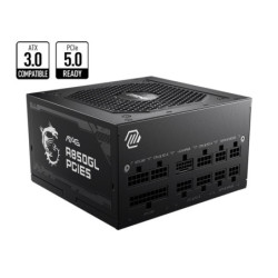 MSI MAG A850GL PCIE5 850W Up to 90% (80 Plus Gold) ATX Power Supply Unit, PFC, 100~240 VAC, 850W, 47-63Hz, PCI-E, SATA, FDD