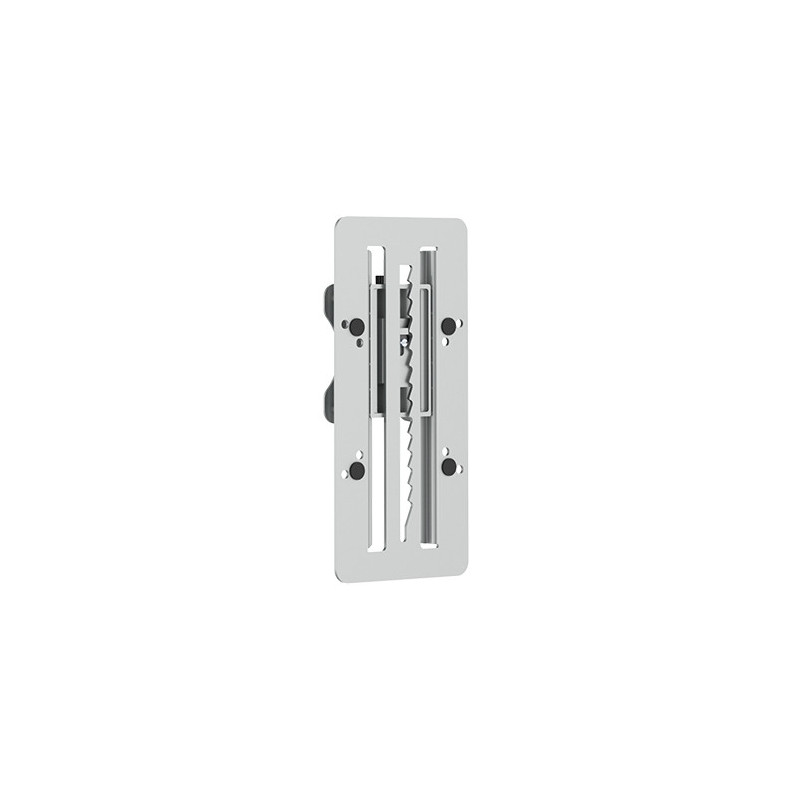 Brateck Steell Track-Mounted Monitor Holder Fit Screen 13'-27' Up to 8kg, Metallic Grey, 115x28x245mm (LS)
