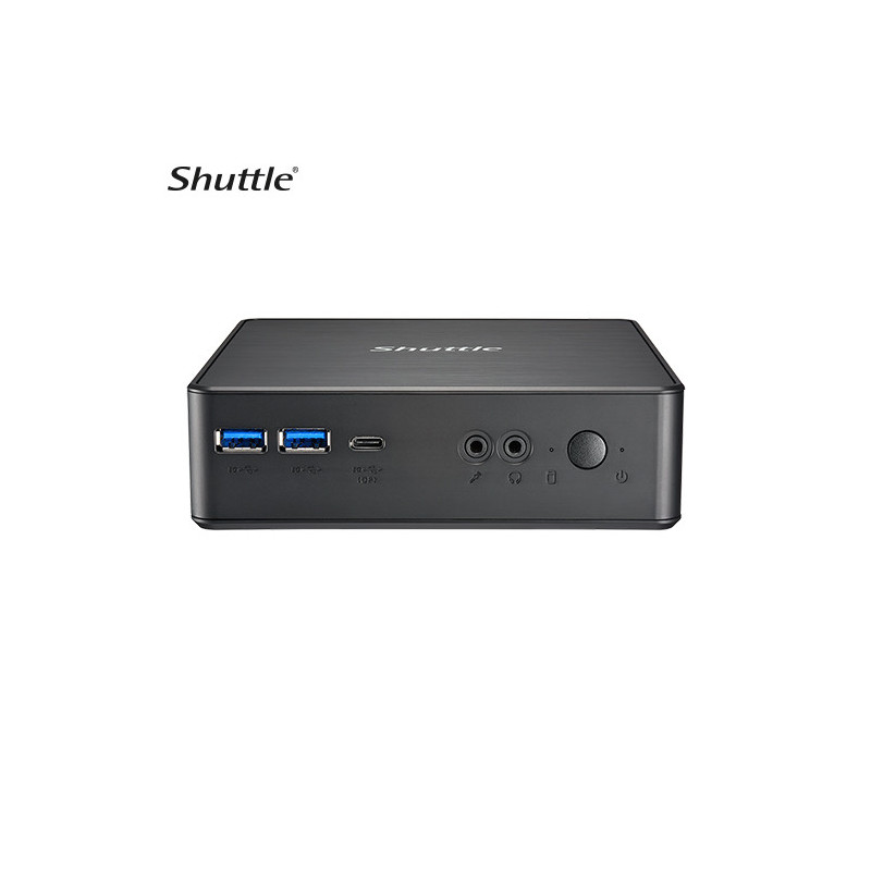 Shuttle NC40U Slim Mini PC, 1L Barebone - Celeron 7305, HDMI, DP, VGA, RJ45, LAN, 2xDDR4, 2.5' HDD/SSD, VESA mount