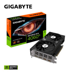 (LS) Gigabyte nVidia GeForce RTX™ 4060 Ti WINDFORCE OC 8G, 2550 MHz, CUDA 4352, 18 Gbps, GDDR6, 128 bit, PCI-E 4.0,500W,Dis