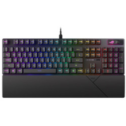 ASUS ROG STRIX SCOPE II RX Red Switch Optical Gaming Keyboard,IP57 Waterproof Protection, Streaming Hotkeys, Multi-function C