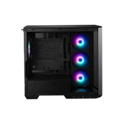 MSI MAG PANO M100R PZ BLACK Micro ATX Case, 1x USB 3.2, 2x USB 2.0, 1x Audio, 1x Mic, 4x PCI-E, 2x 2.5', 2x 3.5', Micro ATX /