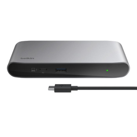 Belkin Connect Thunderbolt 4 (5-in-1) Core Hub   150W PSU - Space Grey (INC013AUSGY), 96W PD, 40 Gbps, 3x Thunderbolt 4, 1x U