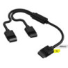 Corsair iCUE LINK Cable, 1x 600mm Y-Cable with Straight connectors, Black (LS)