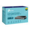 TP-Link TL-SG1005P-PD 5-Port Gigabit Desktop PoE  Switch with 1-Port PoE   In, 4-Port PoE  Out, Metal Case, Long Range 250M, 