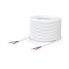 Ubiquiti Door Lock Relay Cable, 500-foot (152.4 m) Spool of One Pair, Low-voltage Cable, Solid bare coppe , 36V DC, White