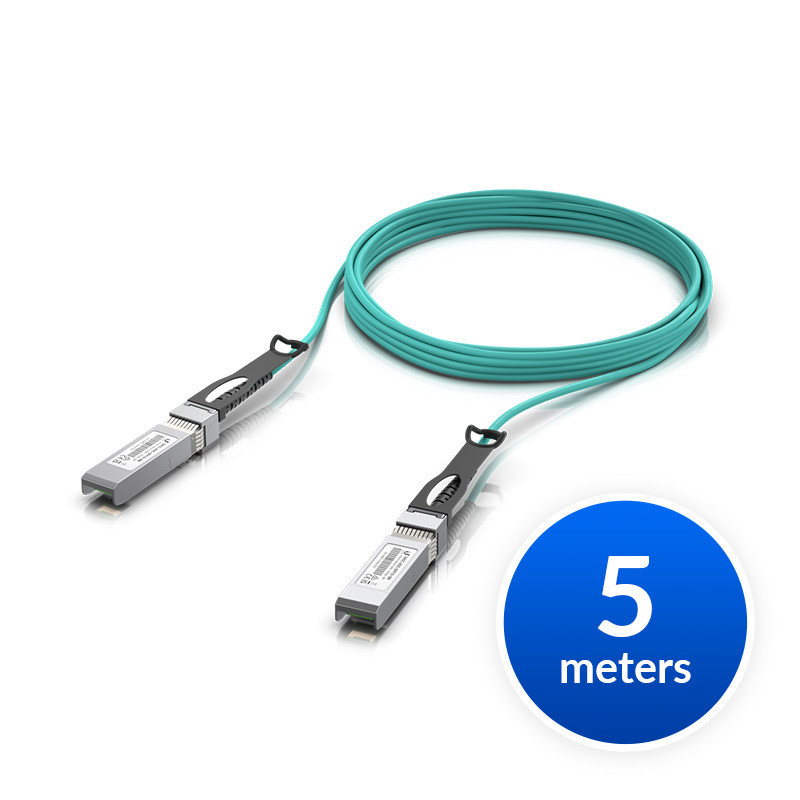Ubiquiti 10 Gbps Long-Range DAC, 5m Length, Long-range SFP  Direct Attach Cable w 10 Gbps Maximum Throughput Rate